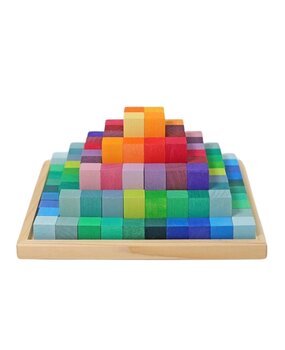 Grimm's Houten Blokken Piramide Klein