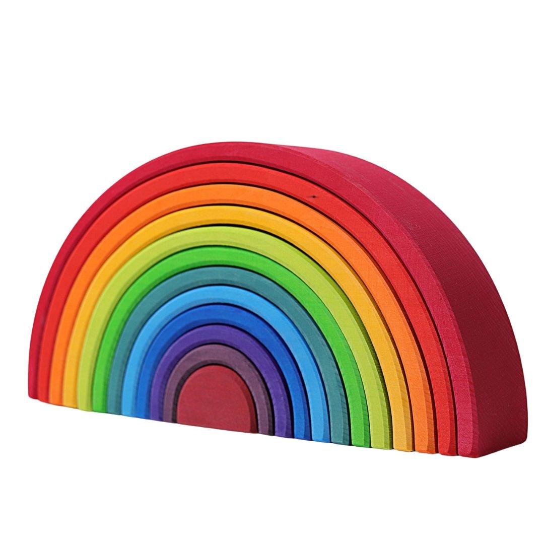 Houten Regenboog Groot afbeelding
