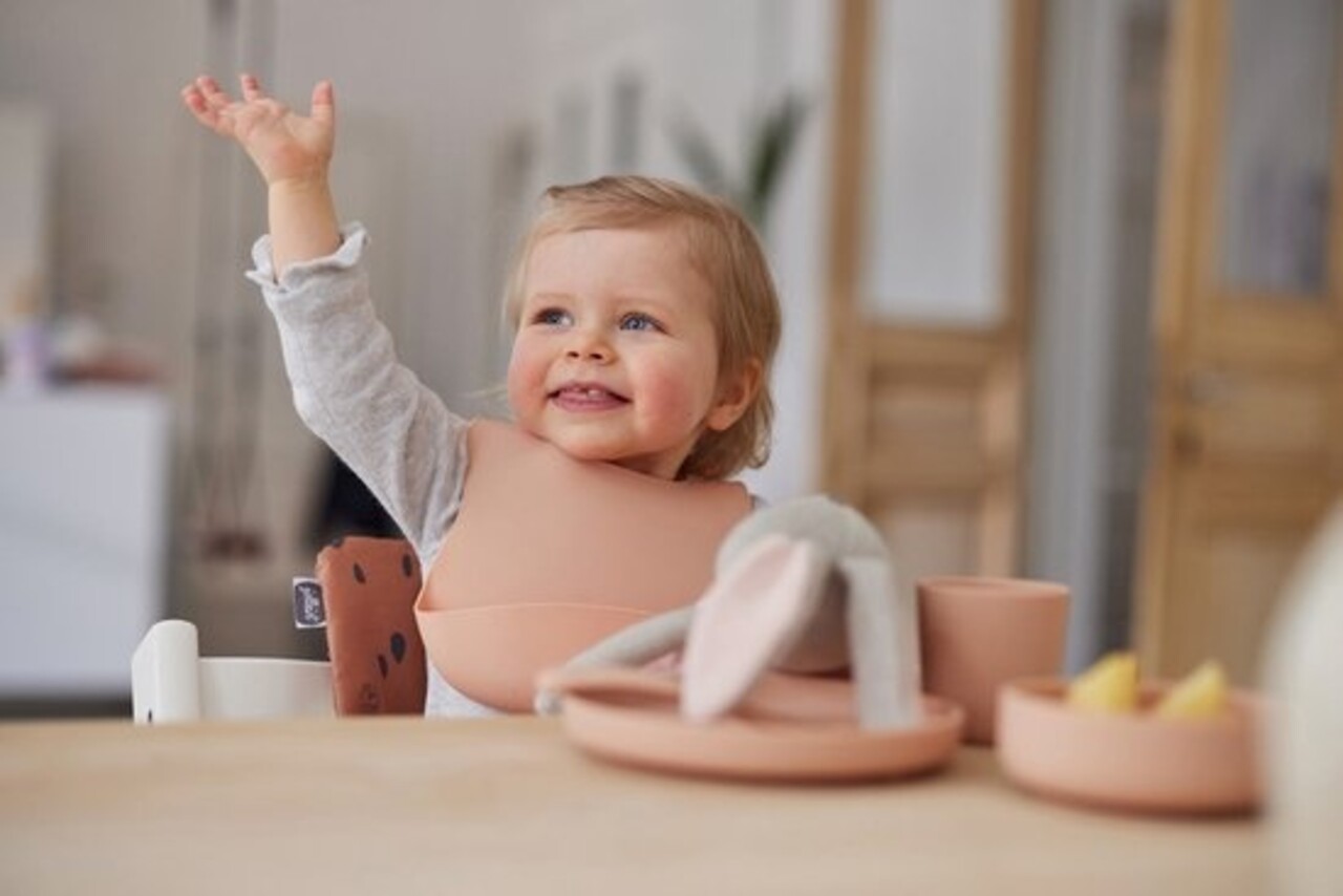 Jollein Kinderserviesset Siliconen Pale Pink Jollein Kinderserviesset Siliconen Pale Pink