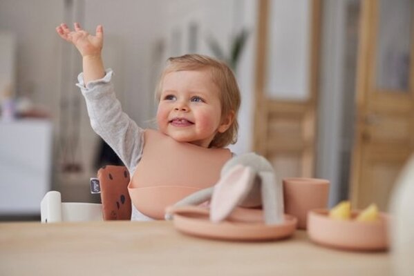 Jollein Kinderserviesset Siliconen Pale Pink Jollein Kinderserviesset Siliconen Pale Pink