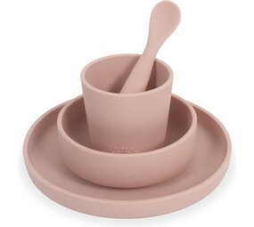 Jollein Kinderserviesset Siliconen Pale Pink Jollein Kinderserviesset Siliconen Pale Pink