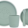 Jollein Kinderserviesset Siliconen Ash green