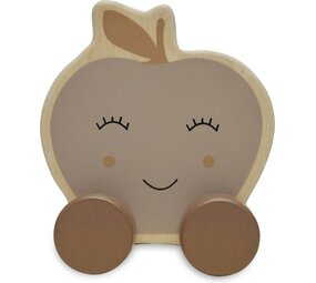 Jollein Houten speelgoedauto Farm Apple Jollein Houten speelgoedauto Farm Apple