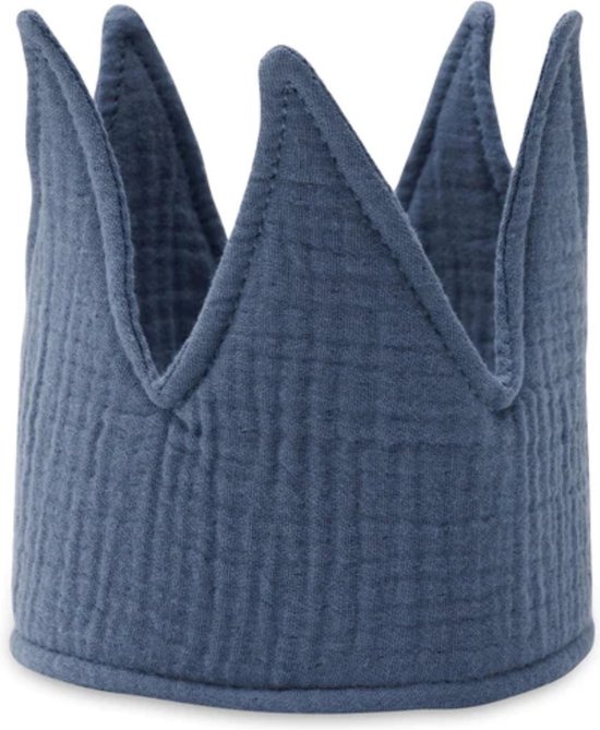Verjaardagskroon Party Collection Jeans Blue afbeelding