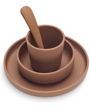 Jollein Kinderserviesset Siliconen Caramel