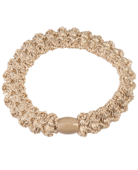 Kknekki Haarelastiekje Lace Beige Glitter