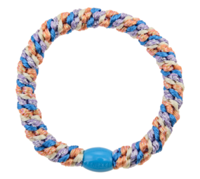 Kknekki Haarelastiekje Lake Blue Lavender Stripe Glitter Kknekki Haarelastiekje Lake Blue Lavender Stripe Glitter