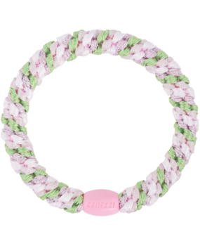 Kknekki Haarelastiekje Grass Green Pink Glitter