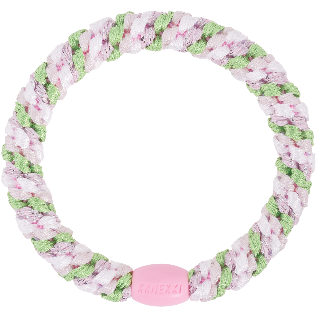 Haarelastiekje Grass Green Pink Glitter afbeelding