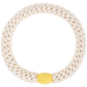 Kknekki Haarelastiekje Ivory Yellow Bead Kknekki Haarelastiekje Ivory Yellow Bead