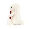 Jellycat Bashful Bunny with Candy Cane Jellycat Bashful Bunny with Candy Cane