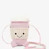 Jellycat Amuseable Coffee-To-Go Tasje Bag Pink Jellycat Amuseable Coffee-To-Go Tasje Bag Pink