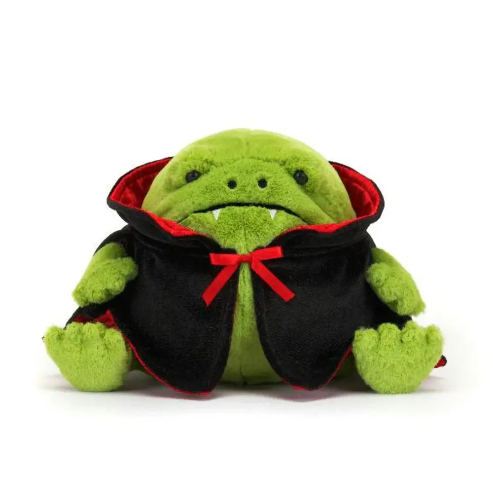 Jellycat Ricky Rain Frog Vampire Jellycat Ricky Rain Frog Vampire