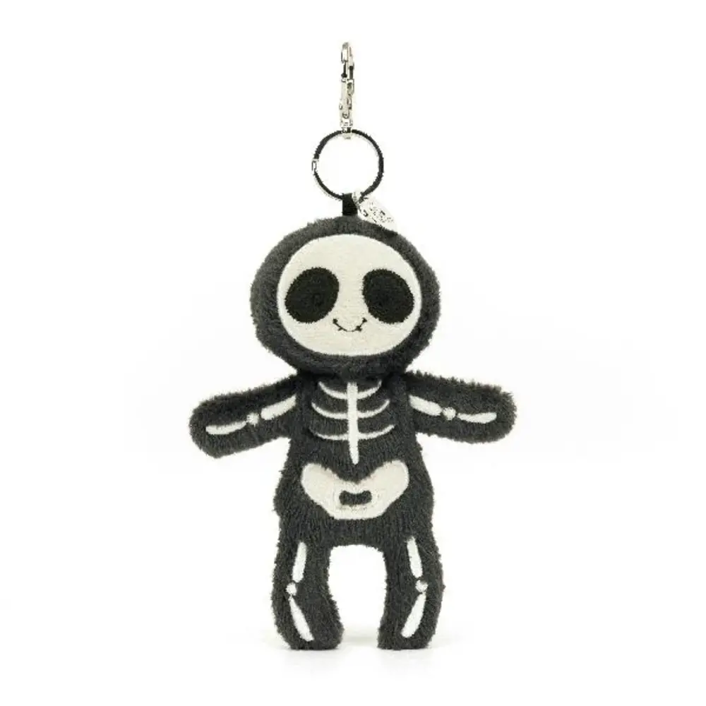 Jellycat Sleutelhanger Skeleton Bob Bag Charm