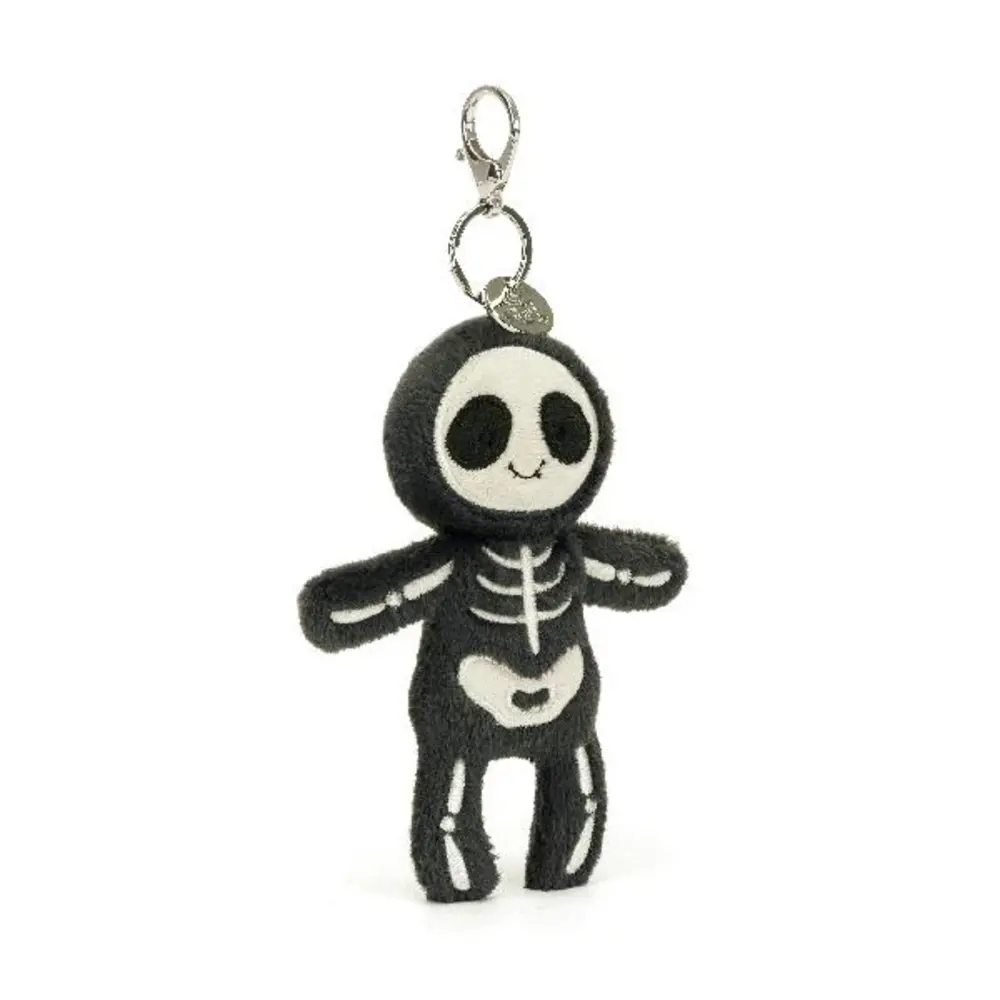 Jellycat Sleutelhanger Skeleton Bob Bag Charm