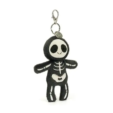 Jellycat Sleutelhanger Skeleton Bob Bag Charm