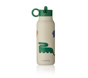 Liewood Drinkfles Falk Water Bottle 350 ml Dinosaurs Mist Liewood Drinkfles Falk Water Bottle 350 ml Dinosaurs Mist
