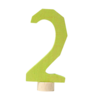 Grimm's Houten Steker Antroposofisch Cijfer 2 Grimm's Houten Steker Antroposofisch Cijfer 2