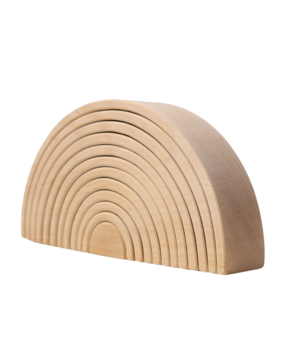 Grimm's Houten Regenboog Naturel Groot