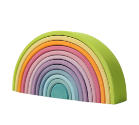 Grimm's Houten Regenboog Pastel Groot Grimm's Houten Regenboog Pastel Groot