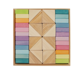 Grimm's Blokkenset Pastel Duo 40 delig Grimm's Blokkenset Pastel Duo 40 delig
