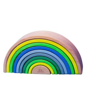 Grimm's Houten Regenboog Neon Groen
