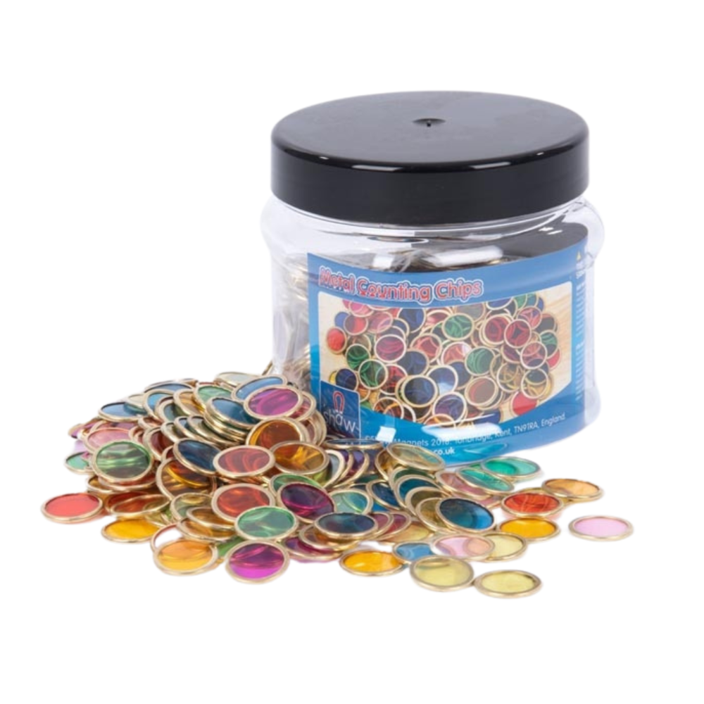Shaw Magnets Pot met 500 Gekleurde Fiches Shaw Magnets Pot met 500 Gekleurde Fiches