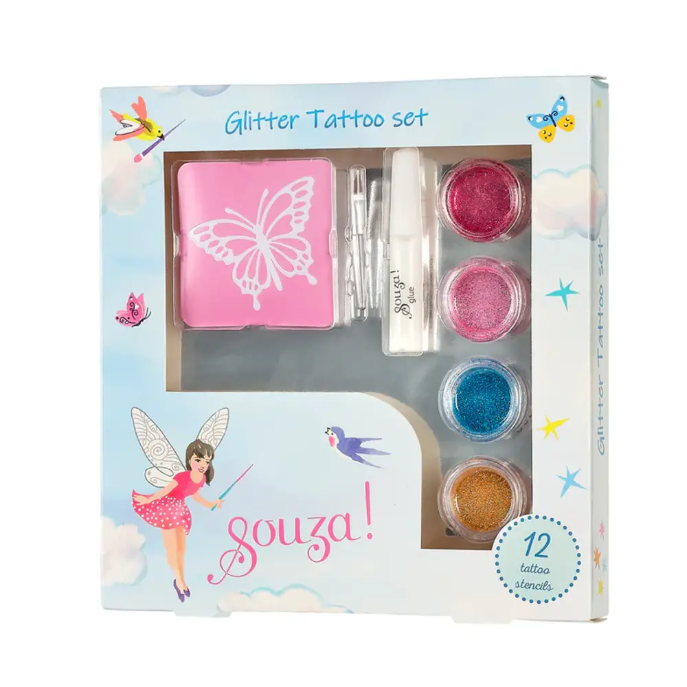 Souza! Glitter Tattoo Set