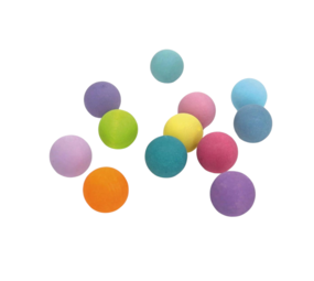 Grimm's Houten Ballen Pastel 12 stuks Grimm's Houten Ballen Pastel 12 stuks