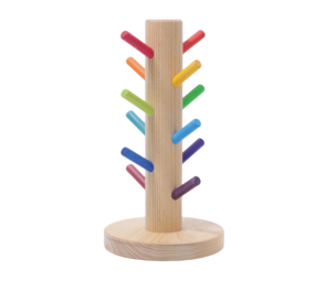 Grimm's Houten Sorteerkapstok Rainbow Grimm's Houten Sorteerkapstok Rainbow