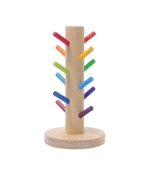 Grimm's Houten Sorteerkapstok Rainbow