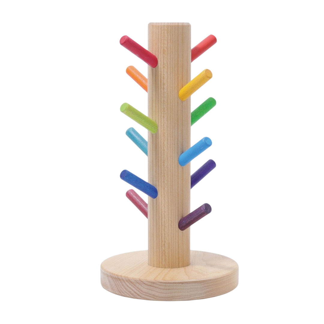 Houten Sorteerkapstok Rainbow afbeelding