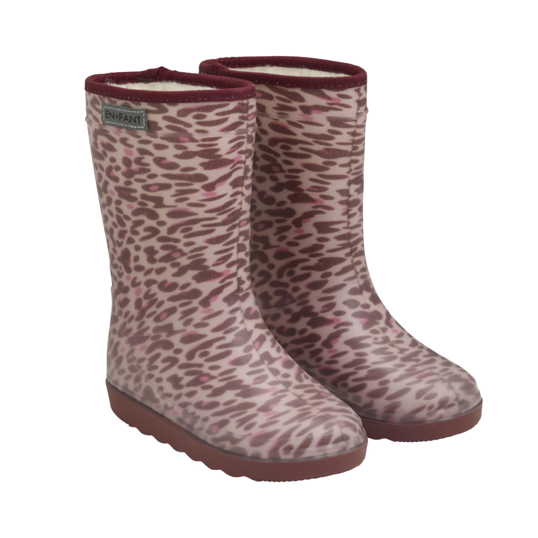 Regenlaarsjes Thermoboots Andorra Leopard afbeelding