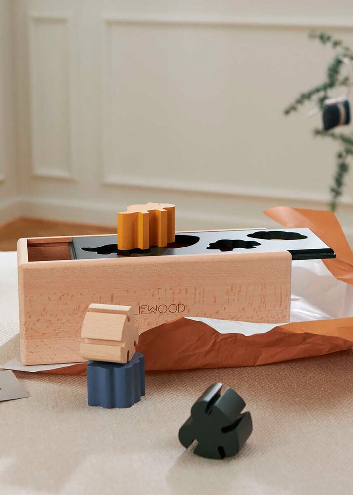 Liewood Houten Vormenstoof Midas Dino Mix Liewood Houten Vormenstoof Midas Dino Mix