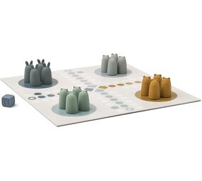 Liewood Bordspel Sarah Ludo Game Blue Multi Mix Liewood Bordspel Sarah Ludo Game Blue Multi Mix
