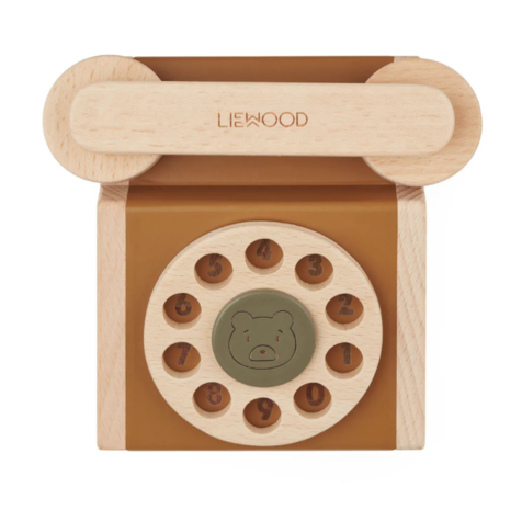 Liewood Selma Classic Phone Golden Caramel Multi mix Liewood Selma Classic Phone Golden Caramel Multi mix
