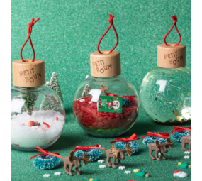 Petit Boum Sensorische kerstballen set van 3 Petit Boum Sensorische kerstballen set van 3