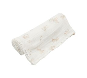 Little Dutch Hydrofiele Doek Swaddle Baby Bunny Beige 120 x 120 cm Little Dutch Hydrofiele Doek Swaddle Baby Bunny Beige 120 x 120 cm