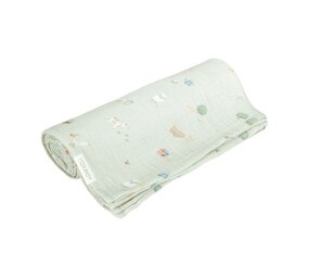 Little Dutch Hydrofiele Doek Swaddle Little Farm 120 x 120 cm Little Dutch Hydrofiele Doek Swaddle Little Farm 120 x 120 cm