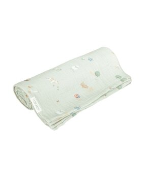 Little Dutch Hydrofiele Doek Swaddle Little Farm 120 x 120 cm Little Dutch Hydrofiele Doek Swaddle Little Farm 120 x 120 cm