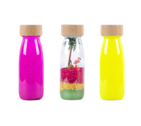 Petit Boum Set van 3 Sensorische Flessen Paradise Petit Boum Set van 3 Sensorische Flessen Paradise