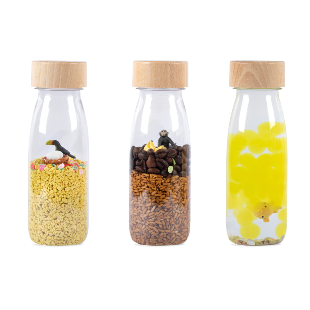 Petit Boum Set van 3 Sensorische Flessen Tropical Petit Boum Set van 3 Sensorische Flessen Tropical