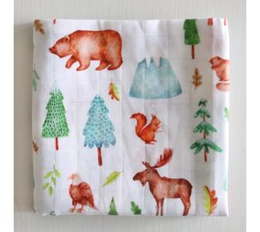 Hoeslaken 70 x 140 cm Mountain Animals Hoeslaken 70 x 140 cm Mountain Animals