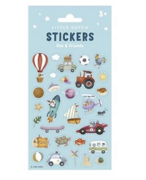 Little Dutch Stickervel Jim & Friends
