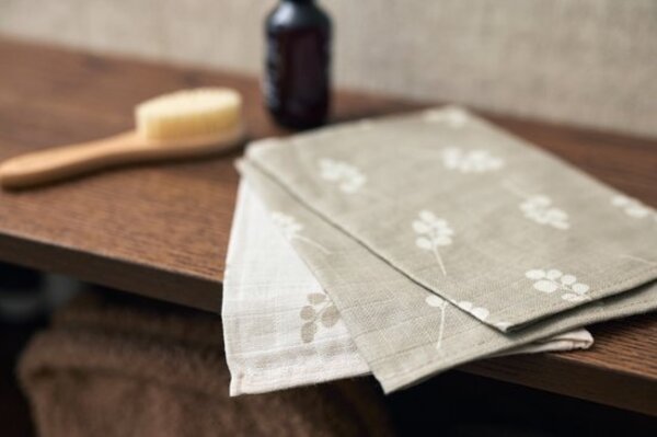 Jollein Hydrofiel Washandje 15x20cm Twig Olive Green  (3pack)