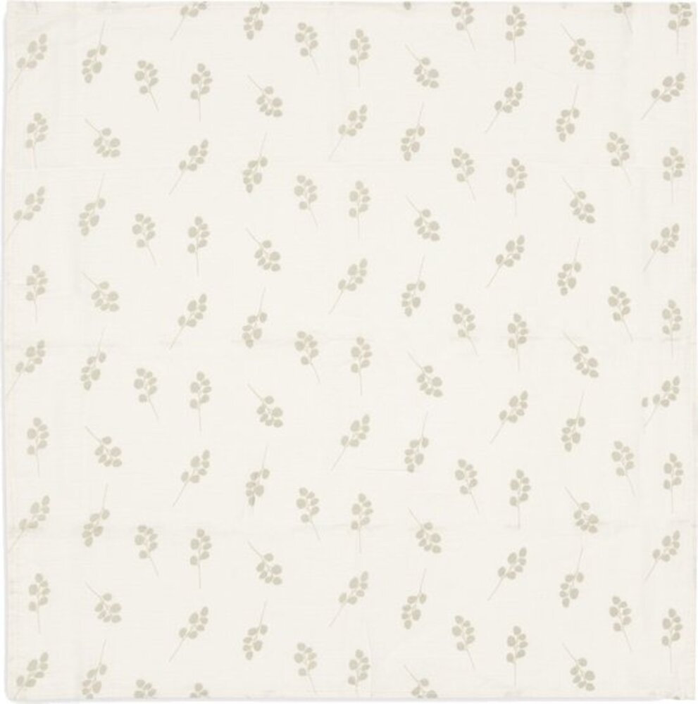 Jollein Hydrofiele Doek Large 115x115cm Twig Olive  Green (2pack) Jollein Hydrofiele Doek Large 115x115cm Twig Olive  Green (2pack)