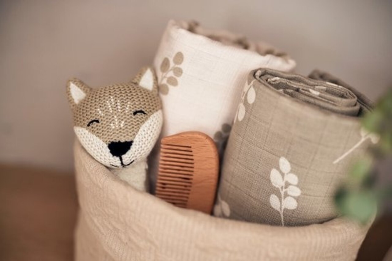 Jollein Hydrofiele Doek Large 115x115cm Twig Olive  Green (2pack) Jollein Hydrofiele Doek Large 115x115cm Twig Olive  Green (2pack)