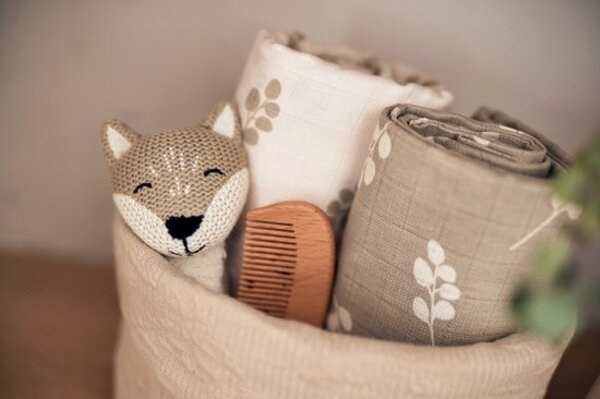 Jollein Hydrofiele Doek Large 115x115cm Twig Olive  Green (2pack) Jollein Hydrofiele Doek Large 115x115cm Twig Olive  Green (2pack)