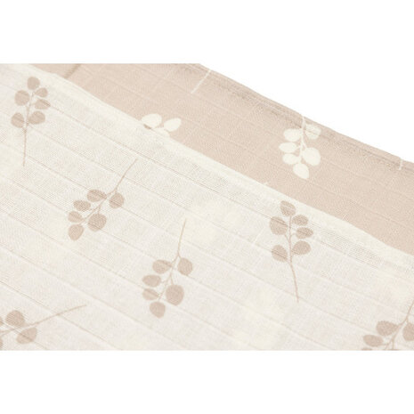 Jollein  Hydrofiele Doek Large 115x115cm Twig Wild  Rose (2pack) Jollein  Hydrofiele Doek Large 115x115cm Twig Wild  Rose (2pack)