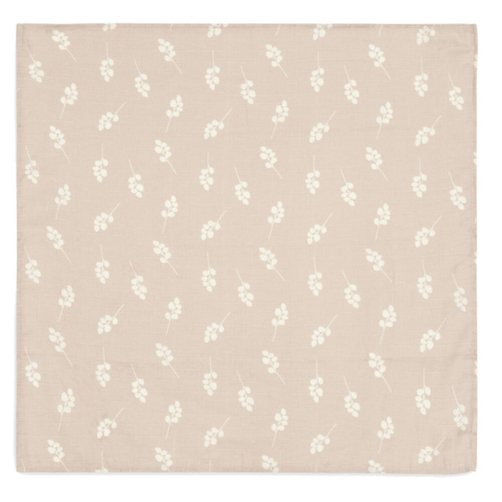 Jollein  Hydrofiele Doek Large 115x115cm Twig Wild  Rose (2pack) Jollein  Hydrofiele Doek Large 115x115cm Twig Wild  Rose (2pack)